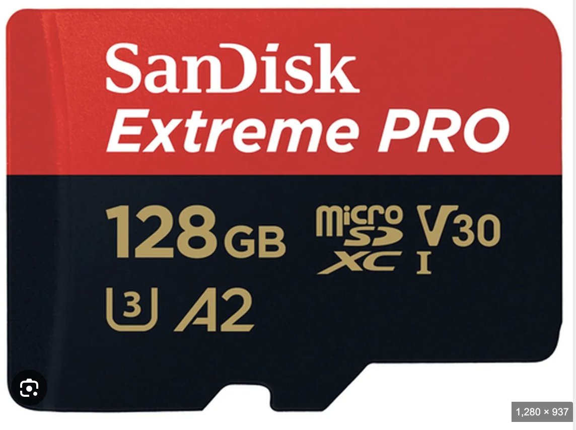 SanDisk microSDXC 128GB Extreme Pro A2 v30 UHS